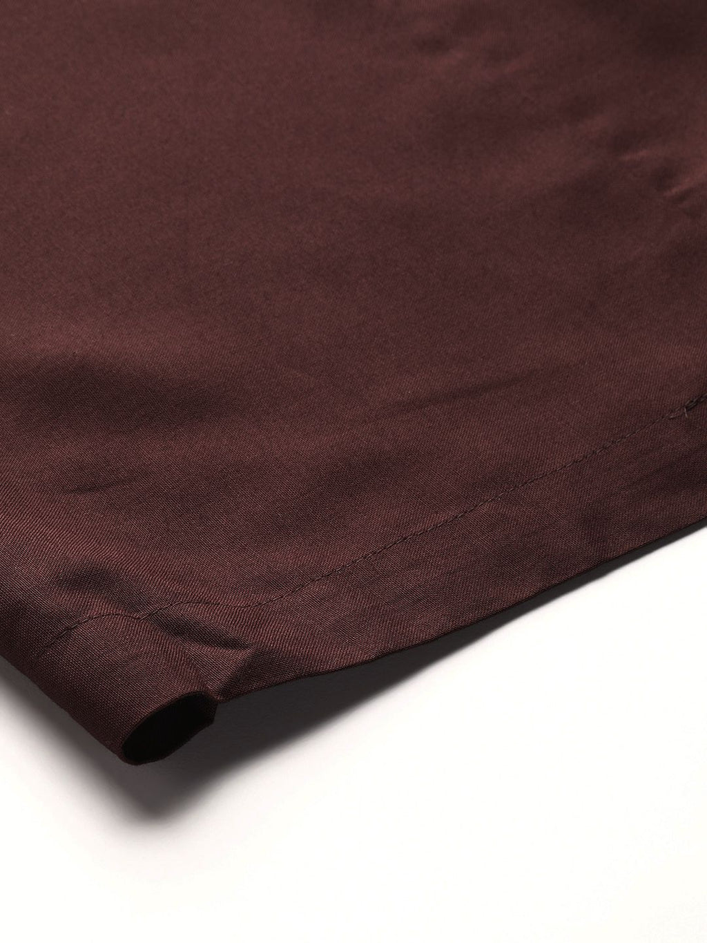 TAG 7 Women Coffee Brown Solid Flared Palazzos | Grocsy