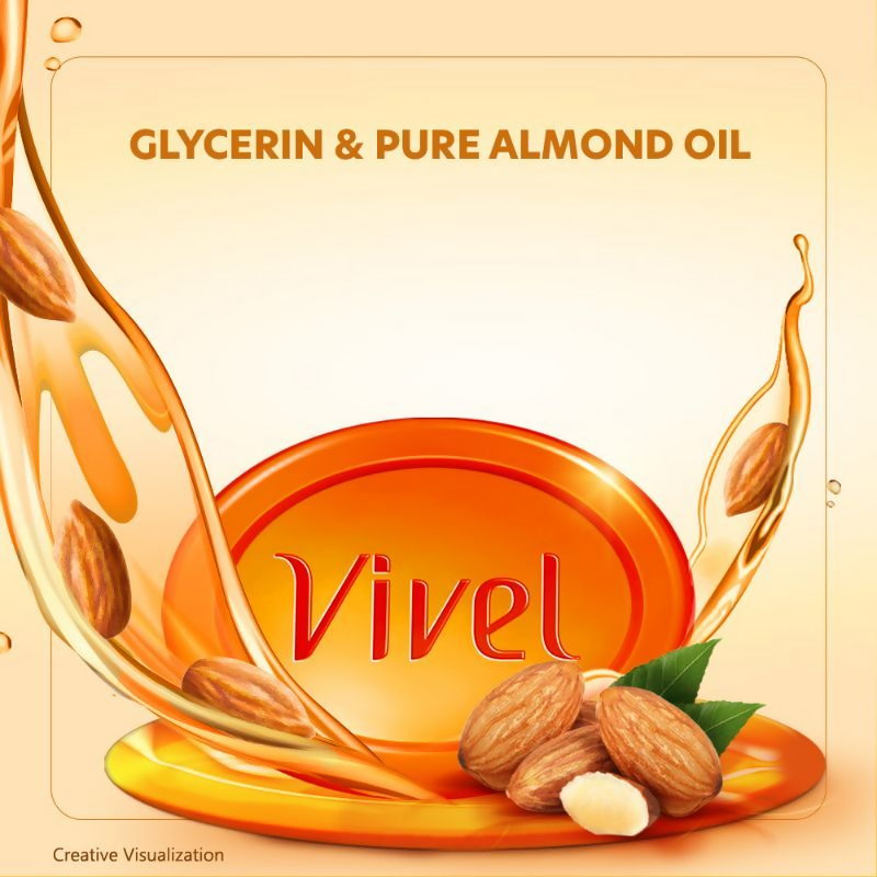 Vivel Glycerin Bathing Bar Soap For Soft Moisturized Skin | Grocsy