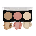 Swiss Beauty Cheek-A-Boo 3 In 1 Blusher Contour & Highlighter - 1 | Grocsy