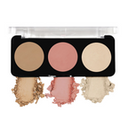 Swiss Beauty Cheek-A-Boo 3 In 1 Blusher Contour & Highlighter - 1 | Grocsy