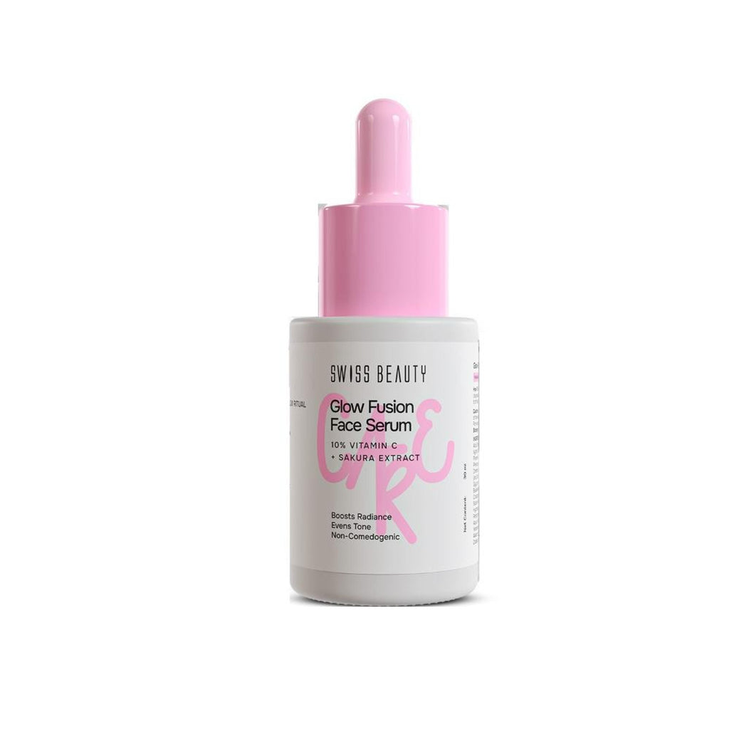 Swiss Beauty Care Glow Fusion Face Serum - 10% Vitamin C & Sakura Extract | Grocsy