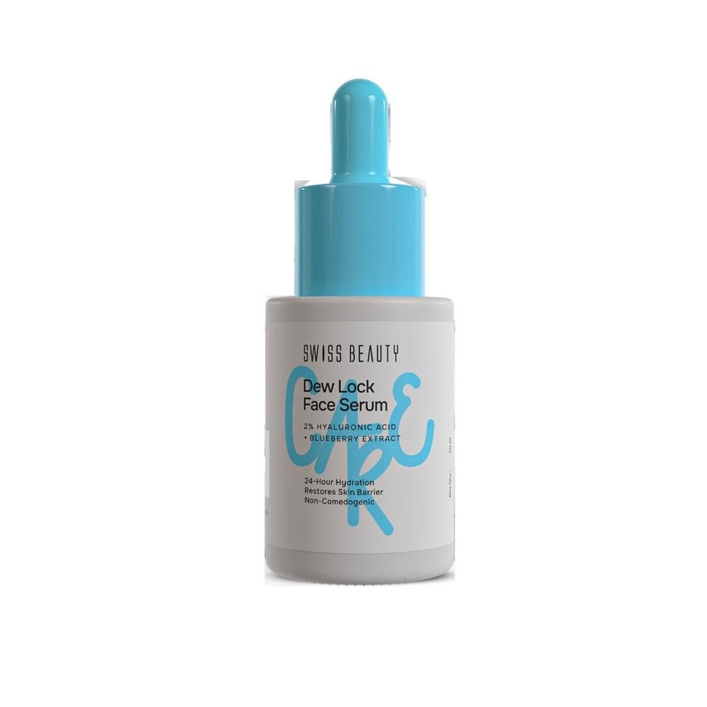 Swiss Beauty Care Dew Lock Face Serum - 2% Hyaluronic Acid & Blueberry Extract | Grocsy