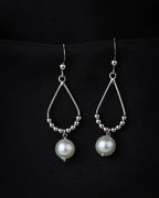 Silver Toned Circular Hoop Earring For Men - Wahe Jewels - Swadesiicart