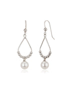 Silver Toned Circular Hoop Earring For Men - Wahe Jewels - Swadesiicart