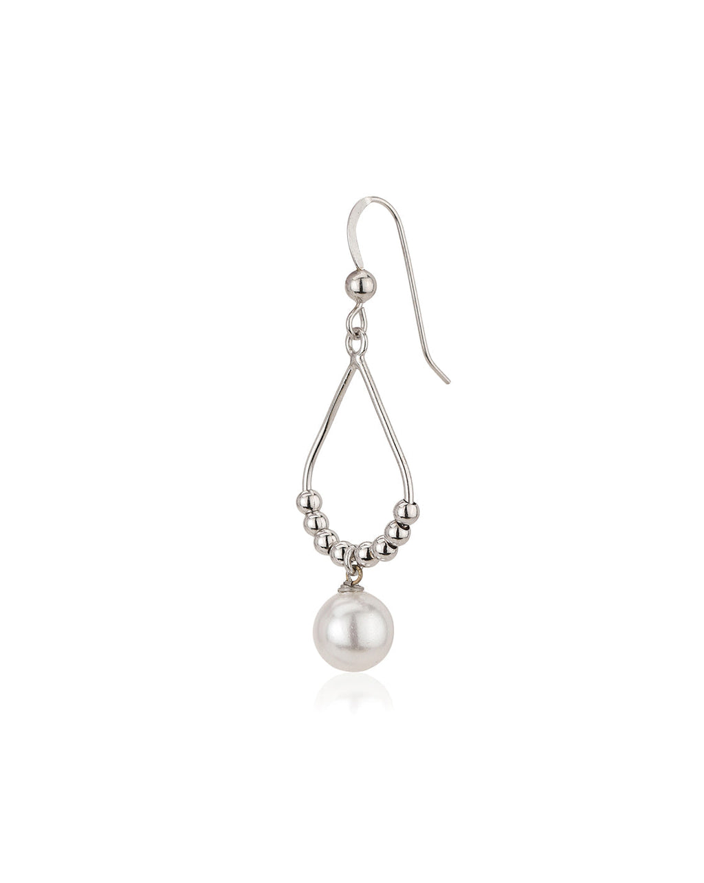 Silver Toned Circular Hoop Earring For Men - Wahe Jewels - Swadesiicart