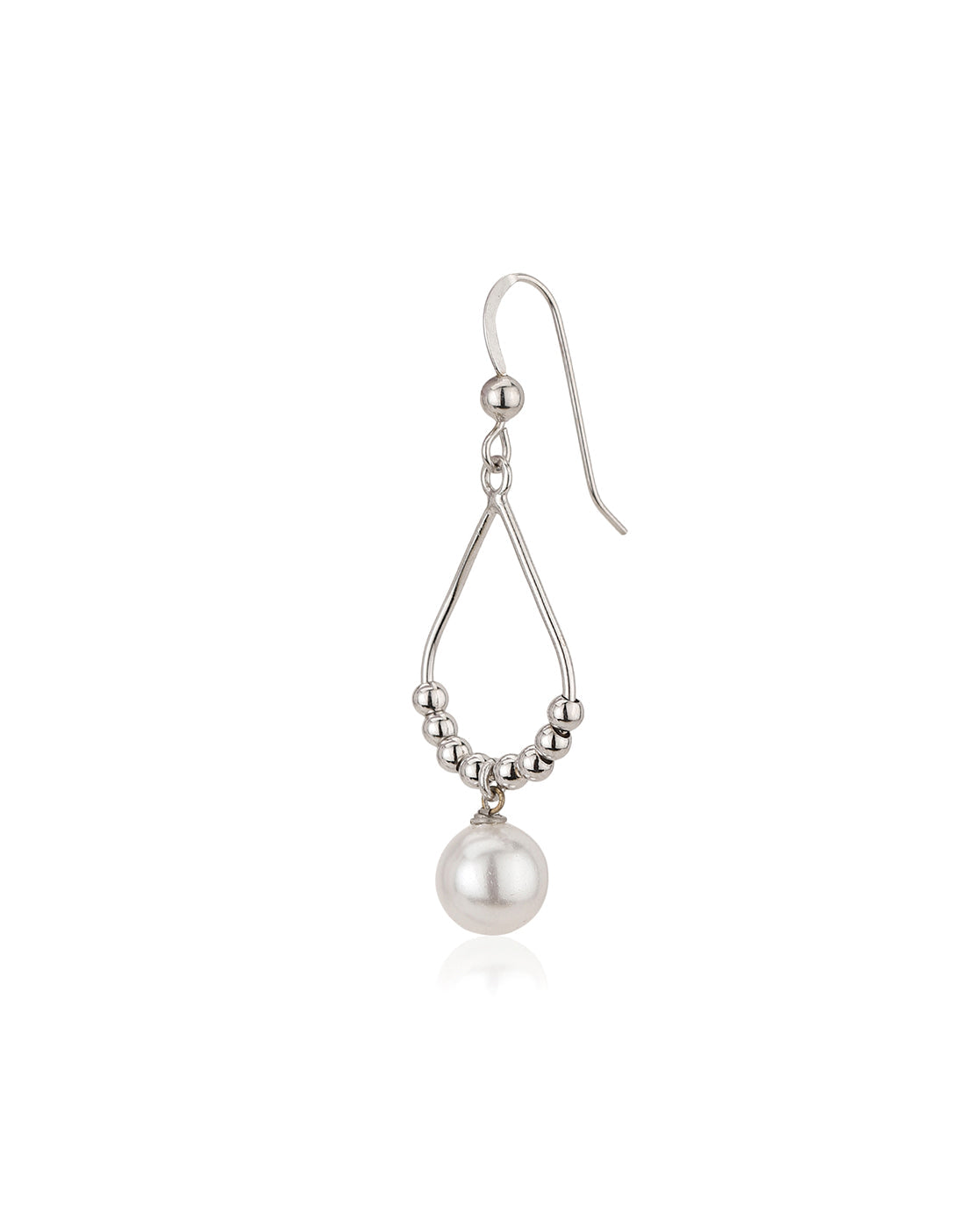 Silver Toned Circular Hoop Earring For Men - Wahe Jewels - Swadesiicart