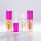 Makeup Revolution Glaze Lip Oil Intense Nourishment With Hyaluronic Acid Vitamin E - Glam Pink | Grocsy