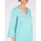 Cheera Women's A-Line Khadi Print Kurta (CH072K) | Grocsy