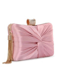 Joban Fashion Embellished Box Clutch - Pink | Grocsy