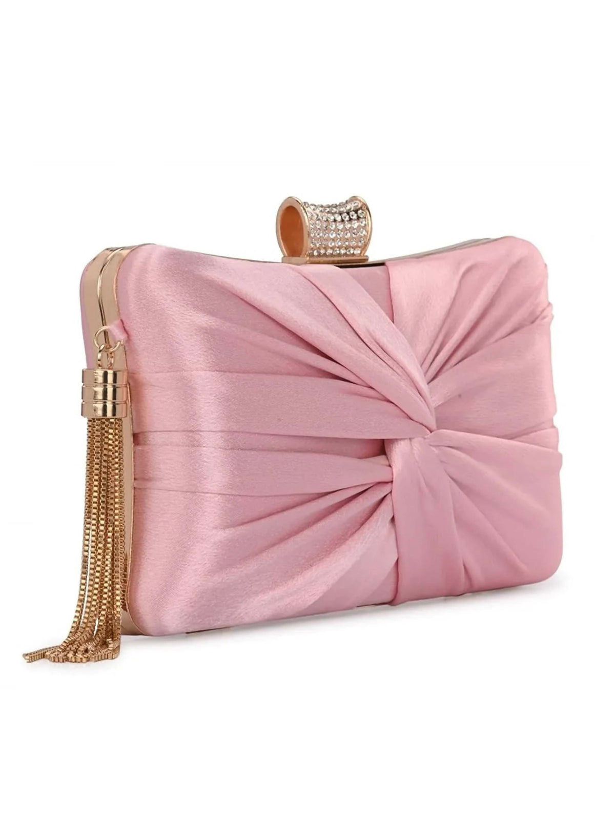 Joban Fashion Embellished Box Clutch - Pink | Grocsy