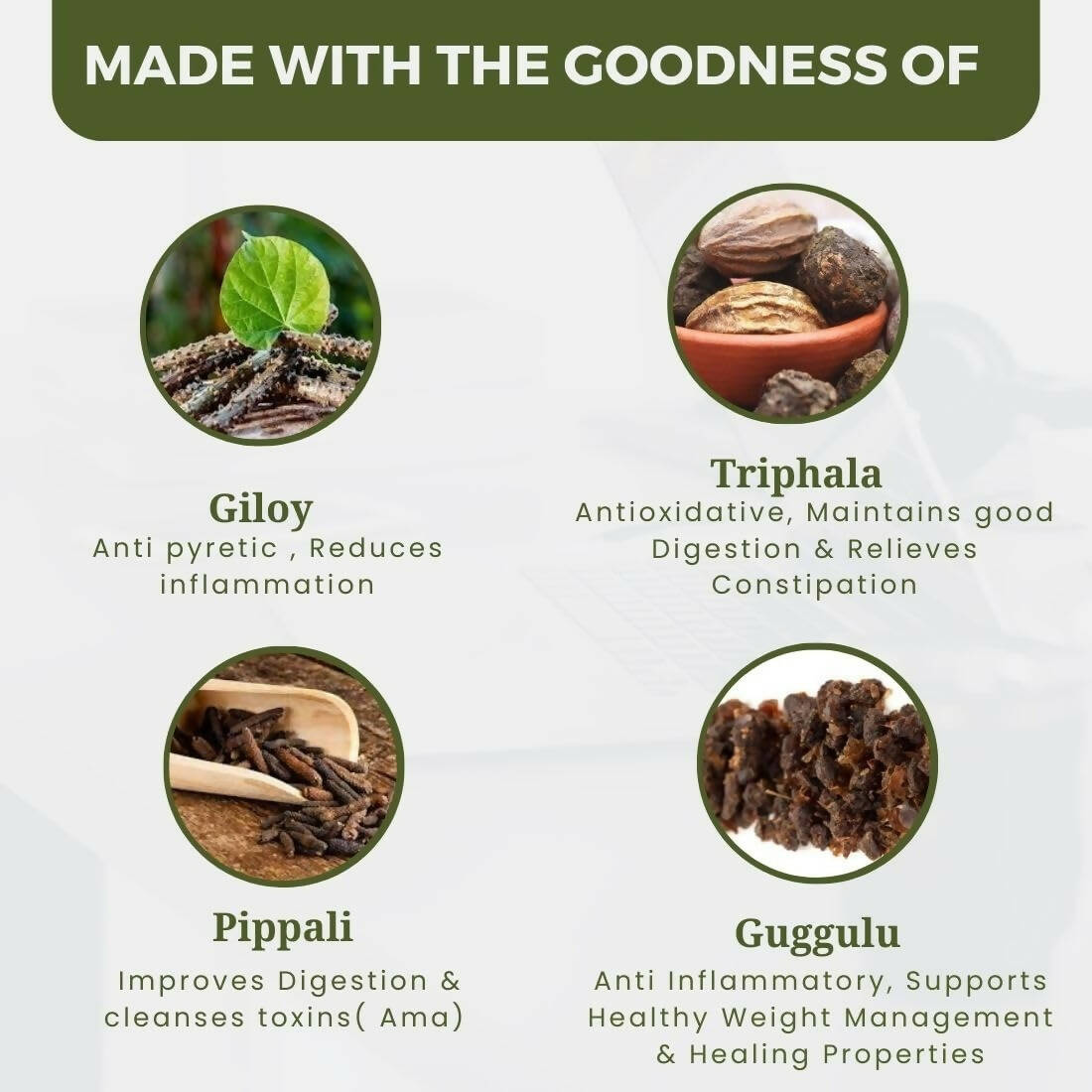 Uma Ayurveda Keshor Guggulu | Grocsy
