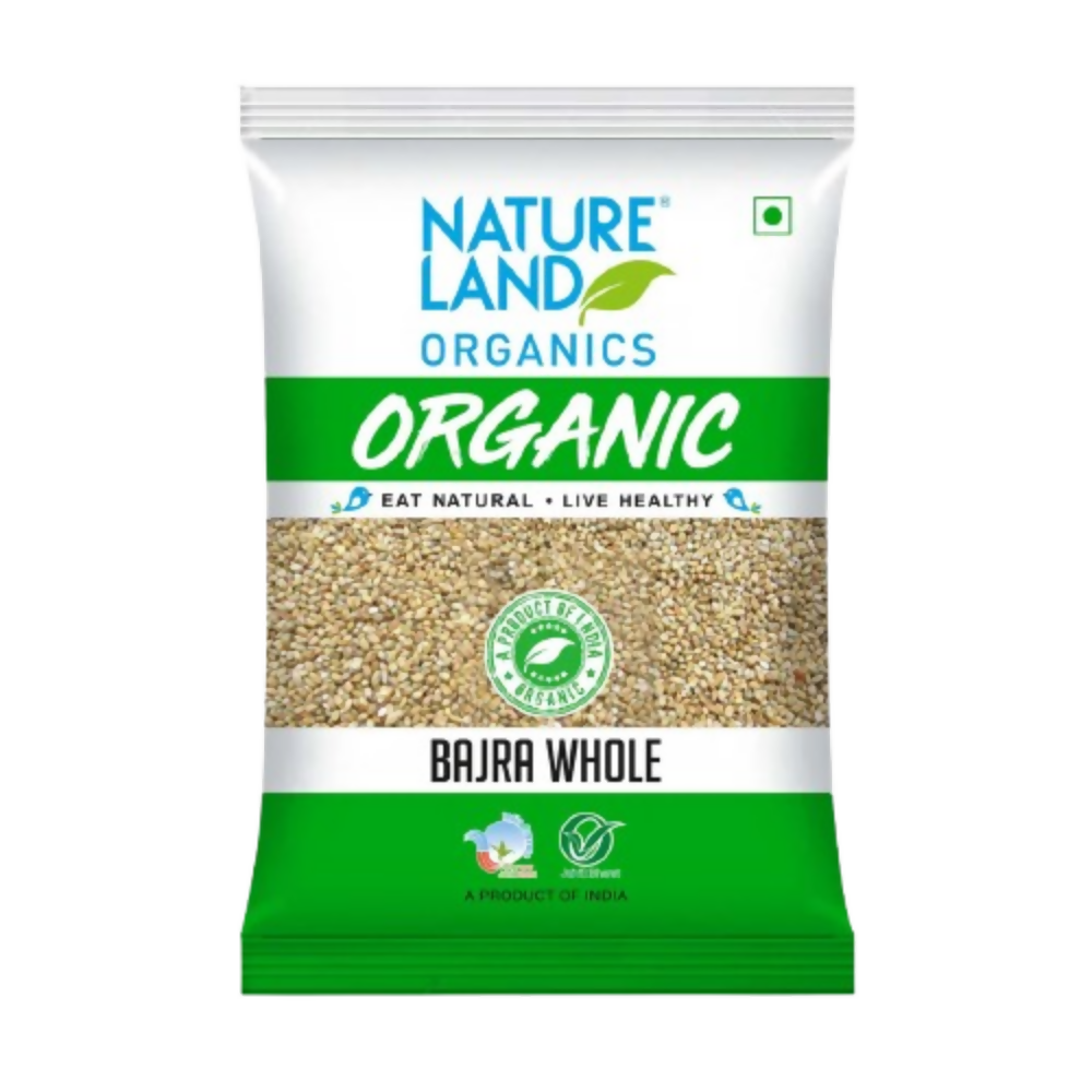 Nature Land Organics Bajra Whole | Grocsy