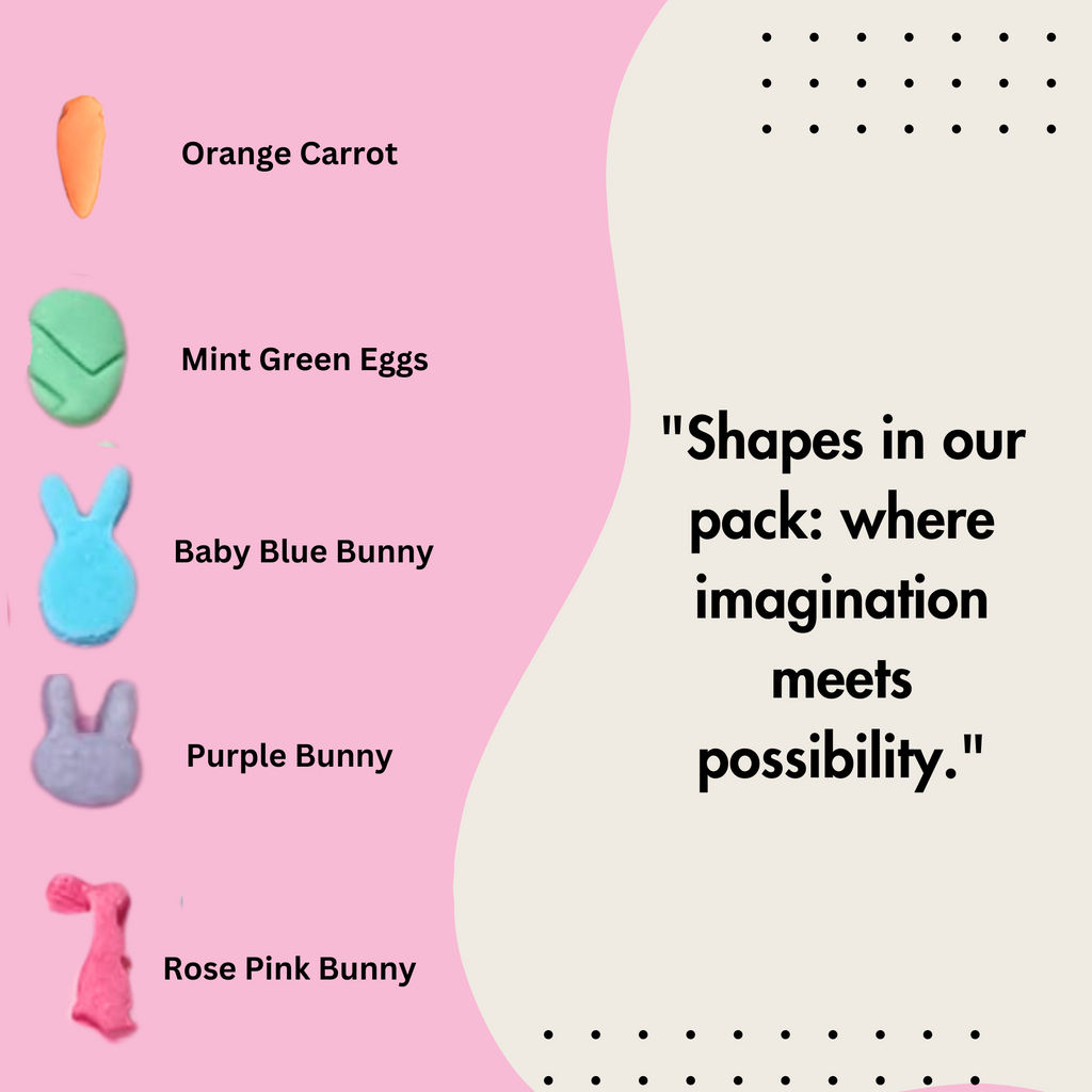 Confect Bunny Sprinkles |  Orange, Silver and Sky Blue, Red Sprinkles Pack of 5 (EAST 9) - 100Gms | Grocsy