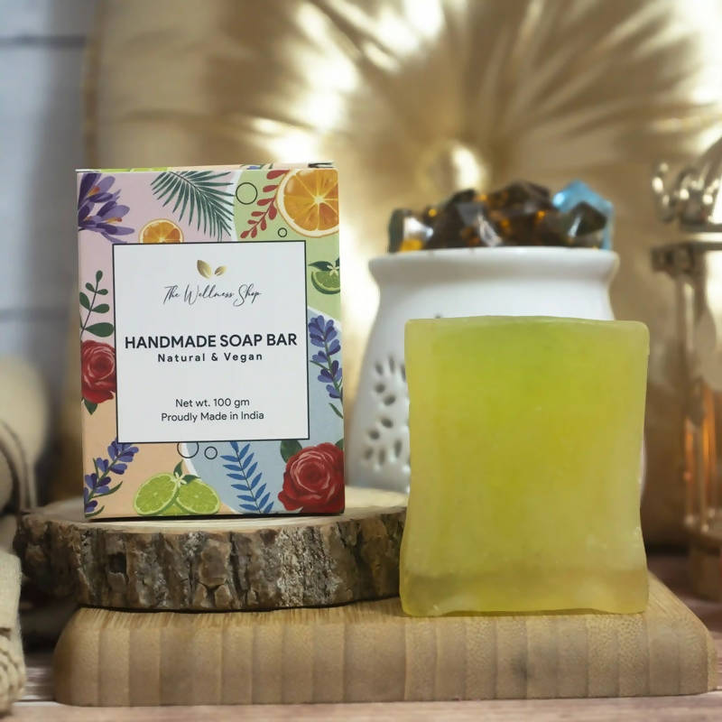 The Wellness Shop Soothing Aloe-Tea Tree Handmade Soap | Grocsy
