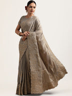 kasee Sequinned Embellished Pure Silk Saree | Grocsy