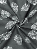 Story@home Green & White Floral Microfiber 180 TC Bedsheet With Pillow Cover | Grocsy