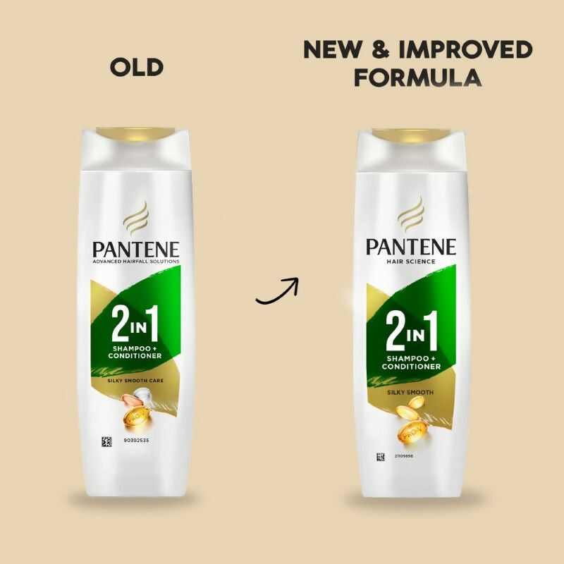 Pantene 2 In 1 Silky Smooth Care Shampoo + Conditioner | Grocsy