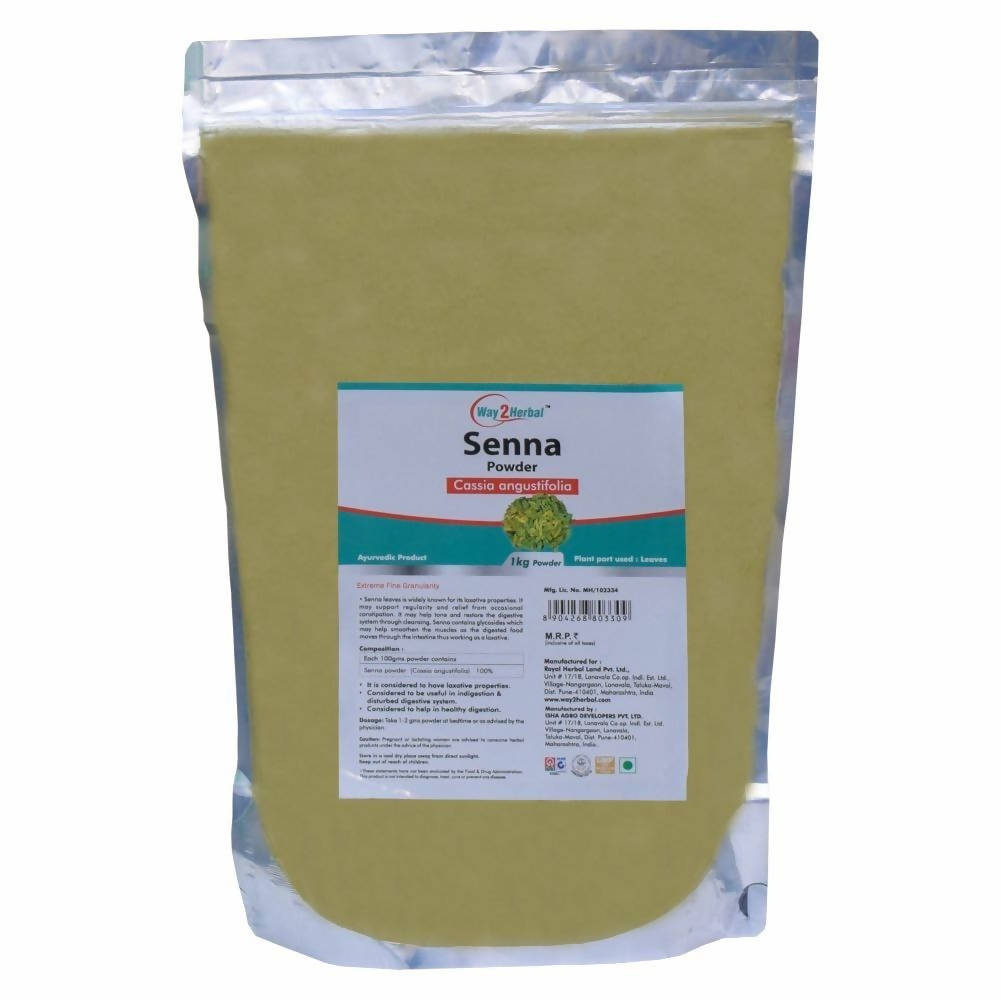 Way2herbal Senna Leaf Powder | Grocsy