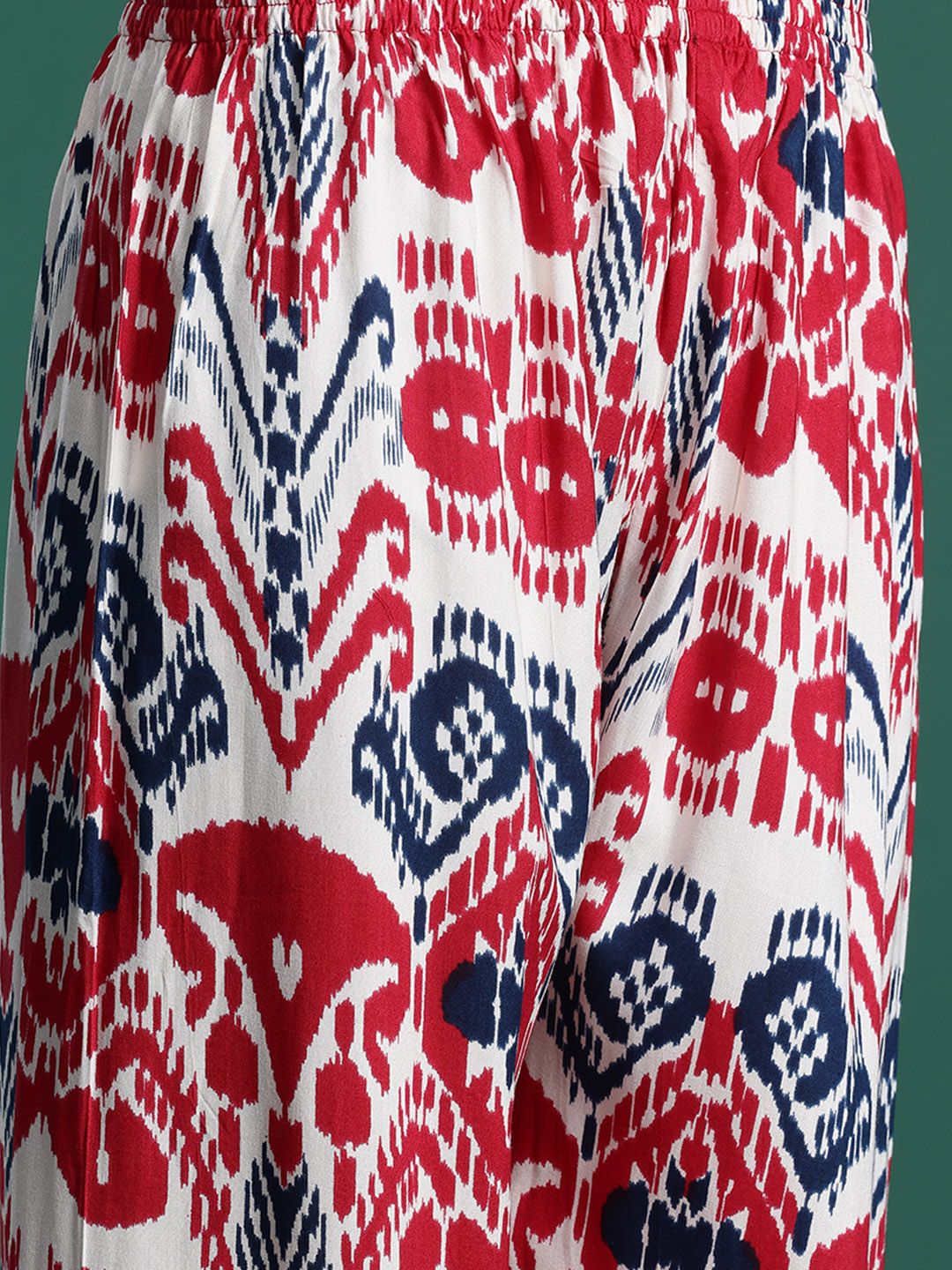 Indo Era Ethnic Motifs Printed Kurta with Palazzos | Grocsy