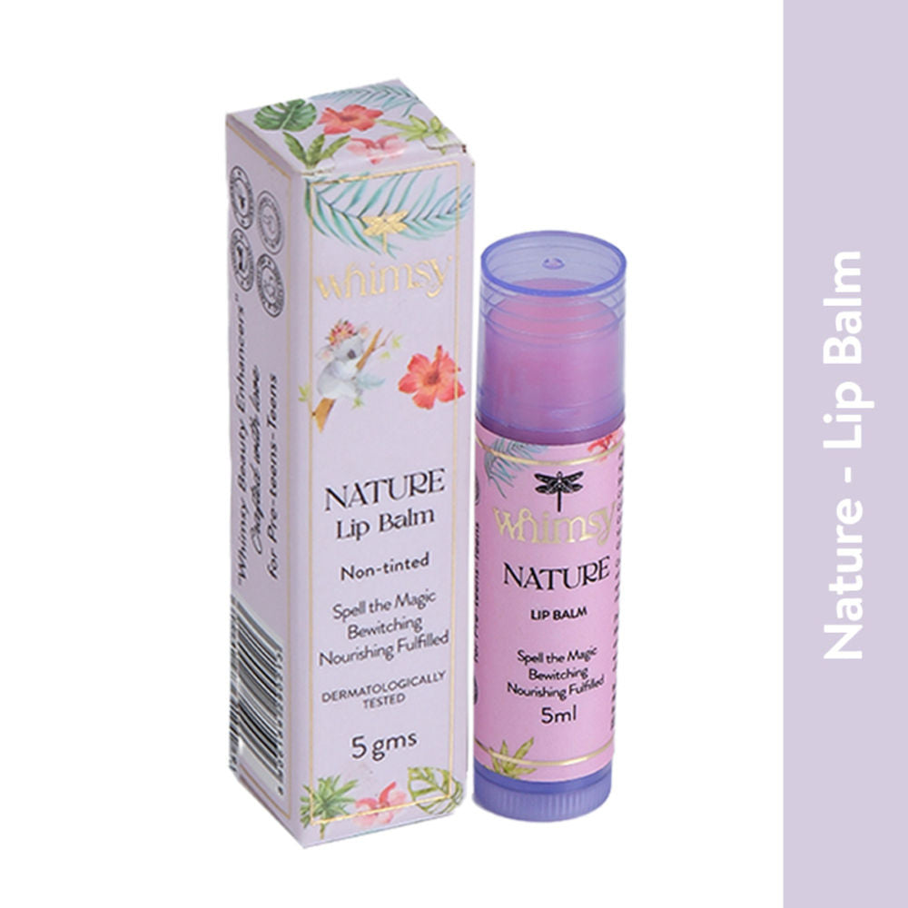 Whimsy Beauty Natural, Organic, Soft Smooth Lip Balm For Teen And Preteen Girls (Nature) | Grocsy