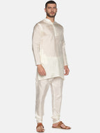 Sethukrishna Men Off-White Kurta with Pyjamas | Grocsy