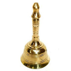 Uapan Brass Pooja Bell,Round, Gold | Grocsy