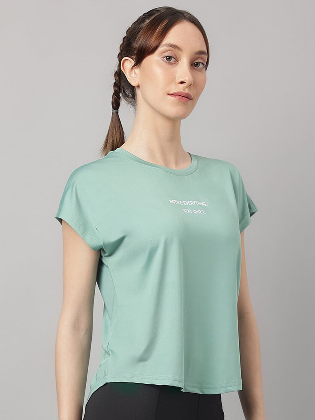 MKH Typography Printed Relaxed Fit Dri-FIT T-shirt | Grocsy