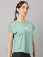 MKH Typography Printed Relaxed Fit Dri-FIT T-shirt | Grocsy