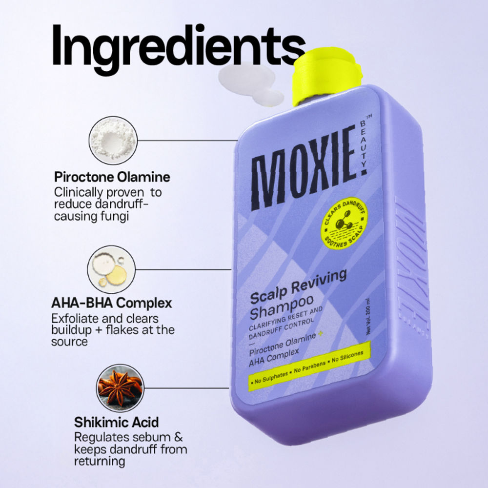 Moxie Beauty Scalp Reviving Shampoo | Grocsy