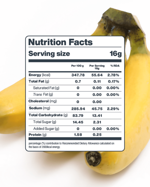 Moon Freeze Dried Banana | Grocsy