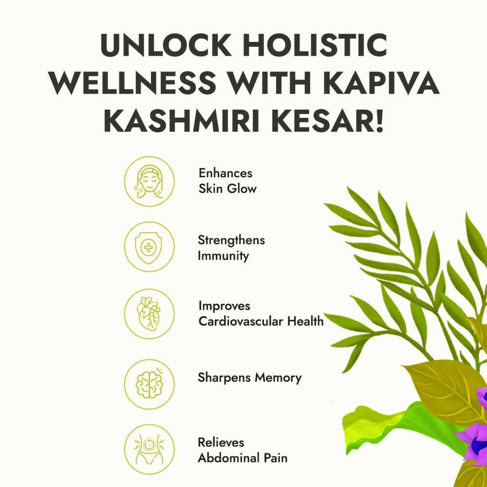 Kapiva Ayurveda Pure Foods Kashmiri Kesar | Grocsy