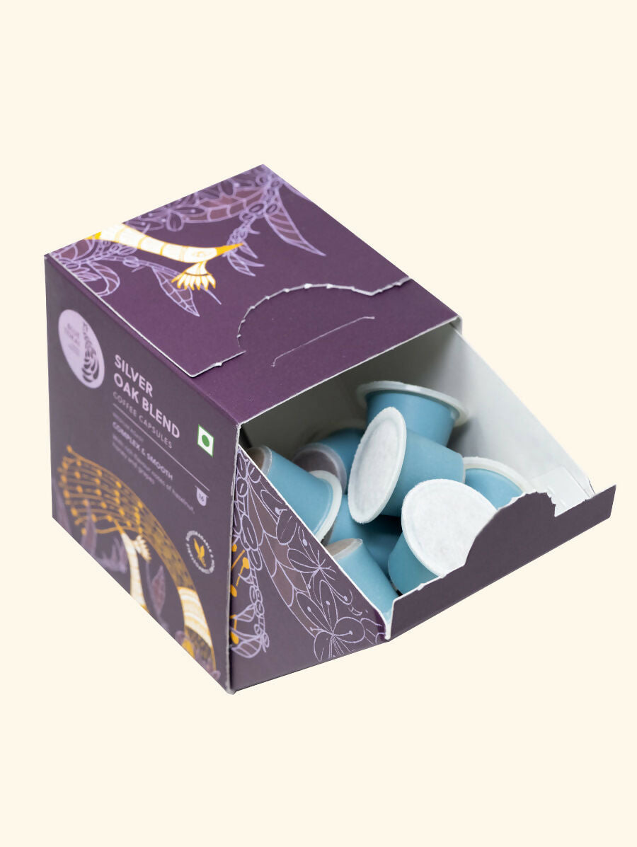 Blue Tokai Silver Oak Blend Coffee Capsules | Grocsy