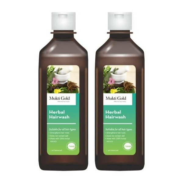 Axiom Mukti Gold Herbal Hair Wash | Grocsy