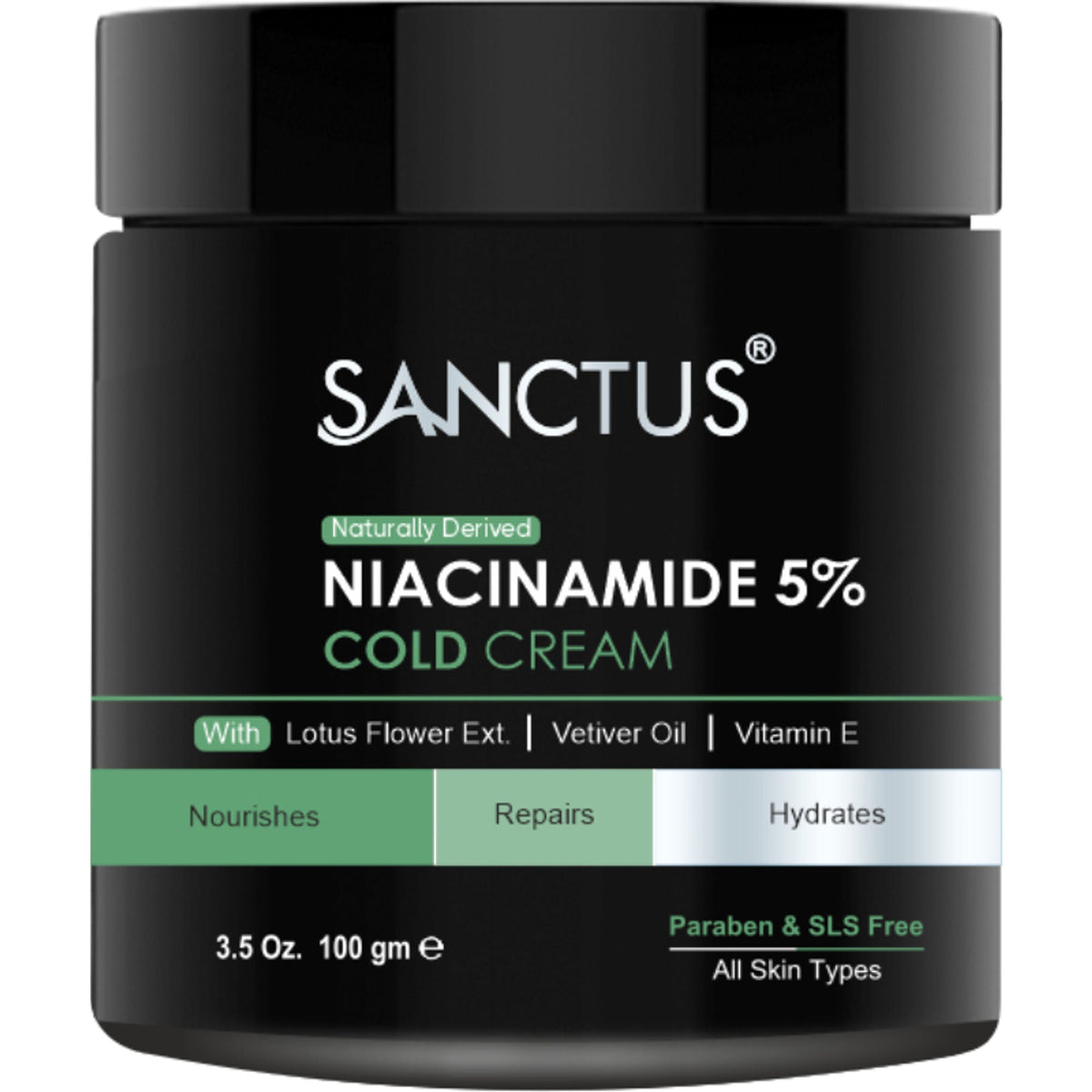 SANCTUS Moisturizing 5% Niacinamide Cold Cream | Grocsy