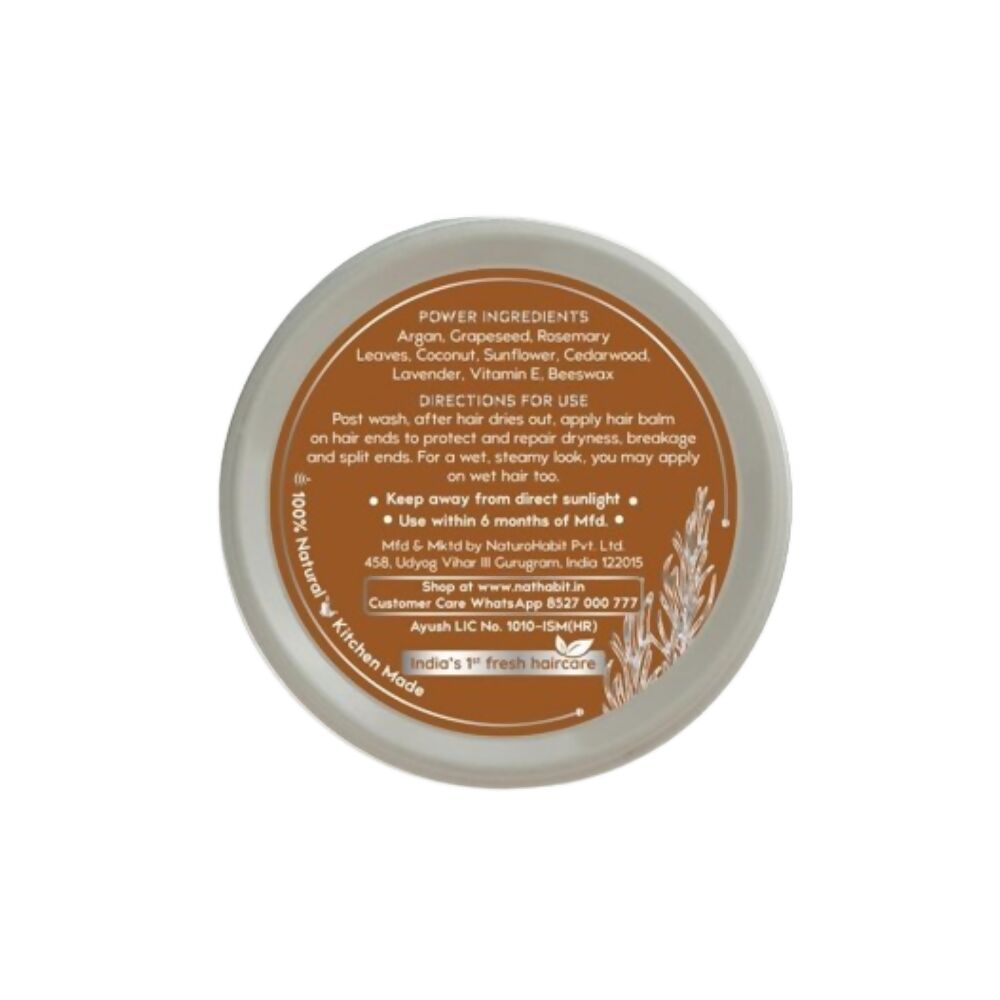 Nat Habit Argan Grapeseed Post-Wash Hair Balm | Grocsy