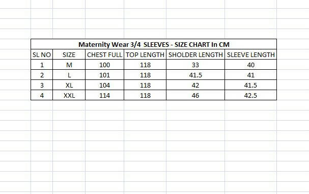 Manet Three Fourth Maternity Dress With Concealed Zipper Nursing Access - Navy Blue | Grocsy