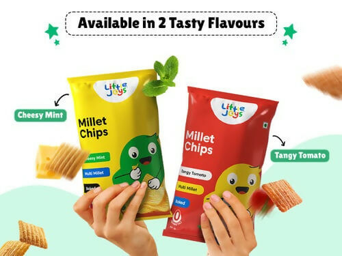 Little Joys Millet Chips - Cheesy Mint | Grocsy