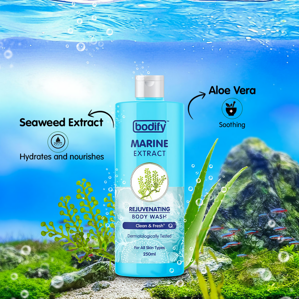Bodify Marine Extract Rejuvenating Body Wash | Grocsy