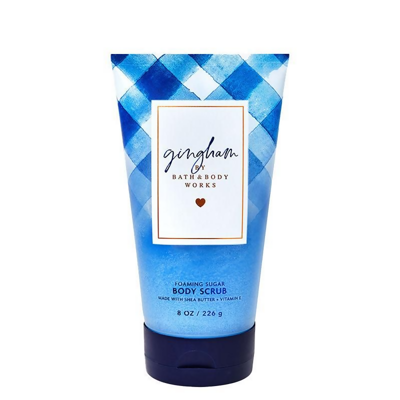 Bath & Body Works Gingham Foaming Sugar Body Scrub | Grocsy