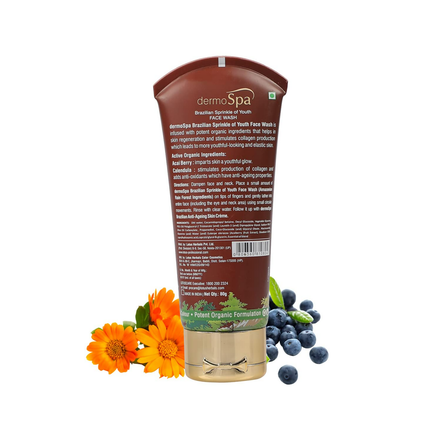 Lotus Professional DermoSpa Brazilian Sprinkle of Youth Anti Ageing Face Wash | Grocsy