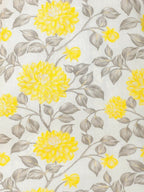 Aramya Straight Soft Cotton Floral Print Women's Kurta - Yellow | Grocsy