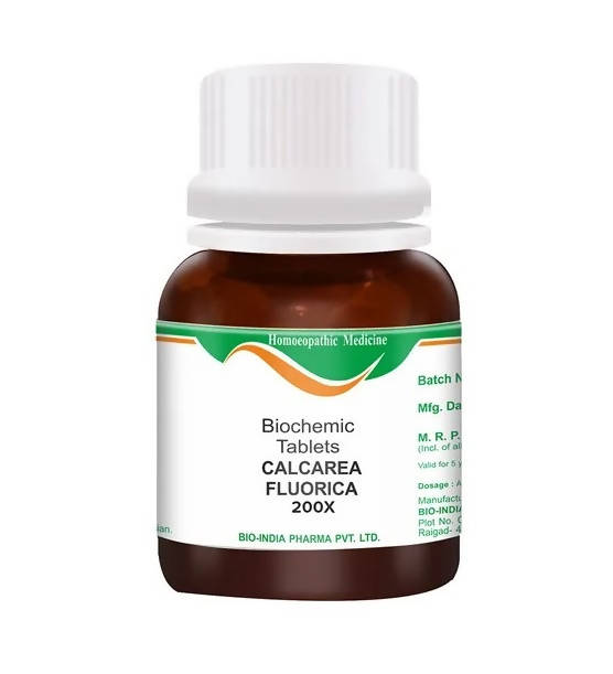Bio India Homeopathy Calcarea Fluorica Biochemic Tablets | Grocsy