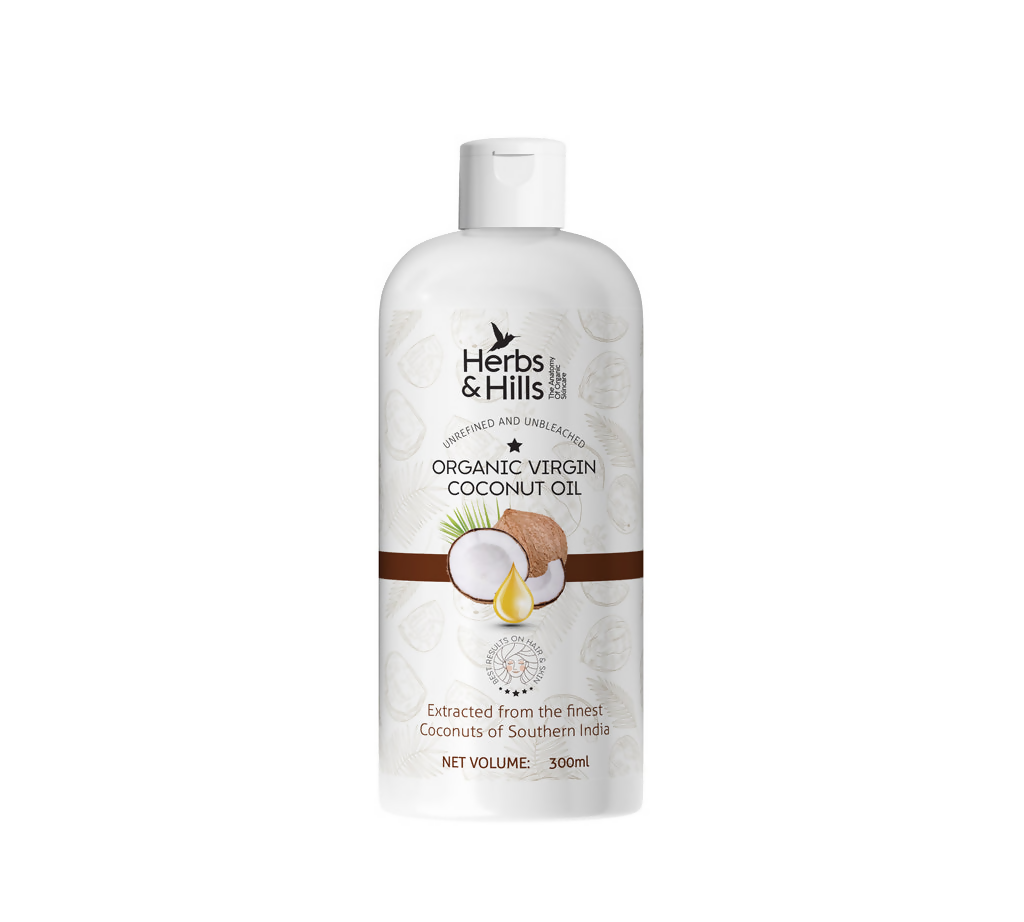 Herbs & Hills Organic Virgin Coconut Oil | Grocsy