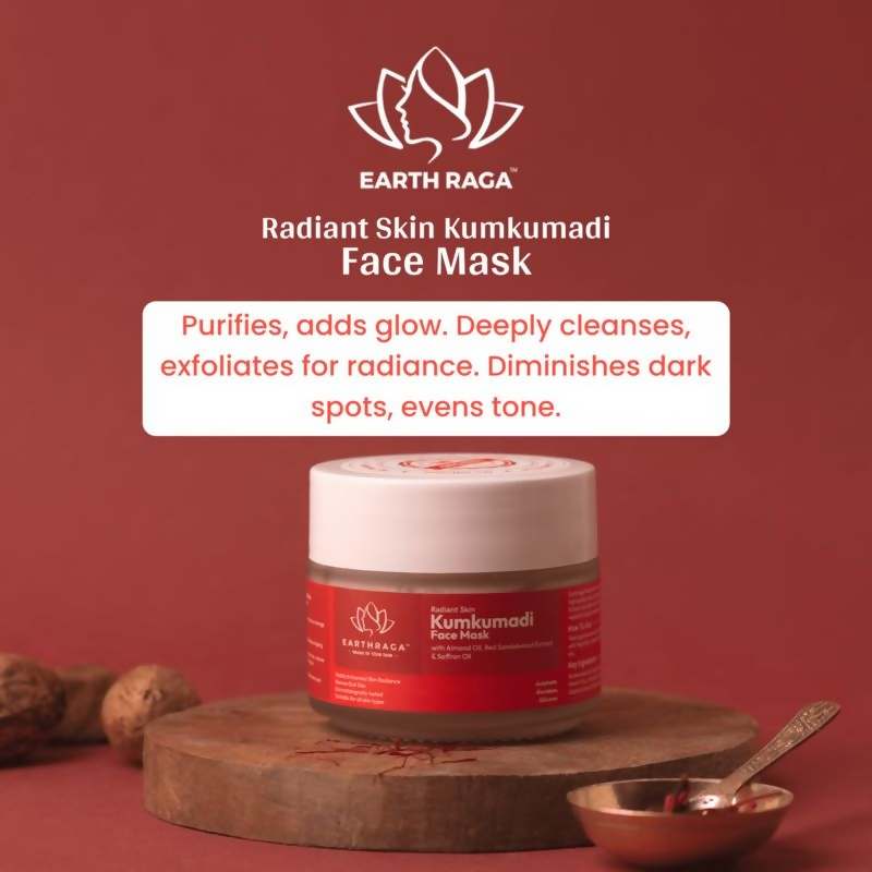Earthraga Radiant Skin Kumkumadi Face Mask | Grocsy