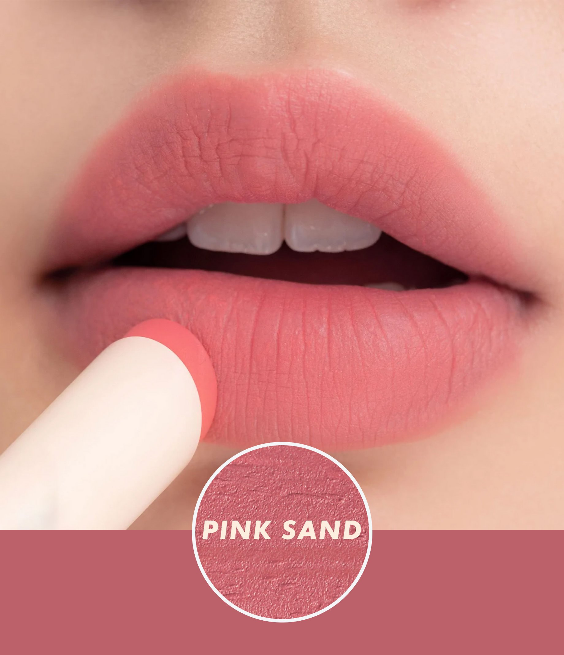 Rom&nd Zero Matte Lipstick - 10 Pink Sand | Grocsy