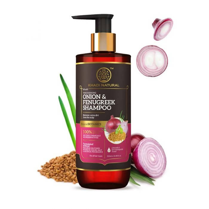 Khadi Natural Onion & Fenugreek Shampoo | Grocsy