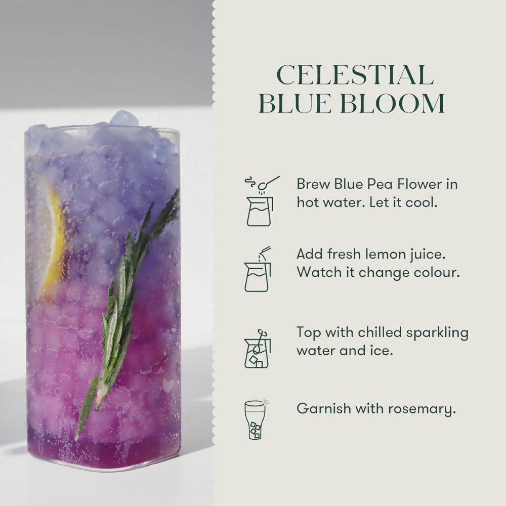 Luxmi Estates Blue Pea Flower Herbal Infusion | Grocsy