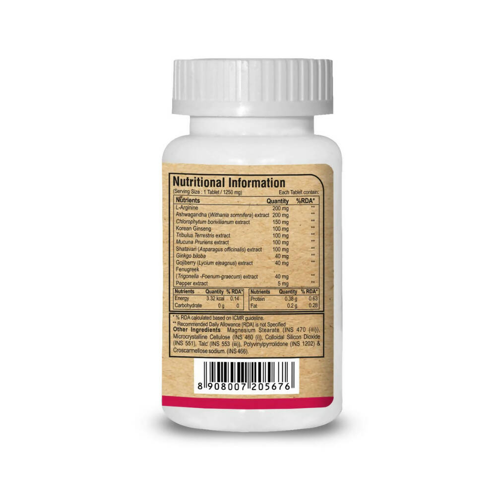 Pure Nutrition Ashwaginseng Veg Tablets | Grocsy