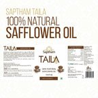Saptham Taila 100% Wood Pressed Safflower Oil