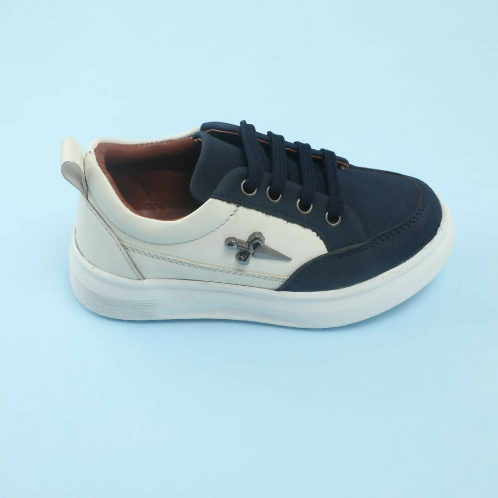 Tiny Bugs Boys Lace Up Casual Shoes - Blue | Grocsy